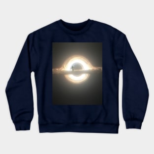 Getting Lost in a Black Hole Crewneck Sweatshirt